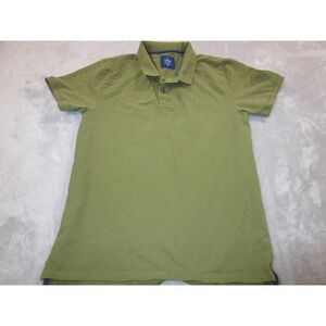ETEN Polo Shirt Mens XL Green Stretch Cotton Short Sleeve Casual Golf Top